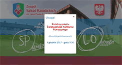 Desktop Screenshot of anglia.katolik.edu.pl