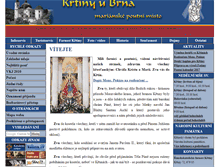 Tablet Screenshot of krtiny.katolik.cz